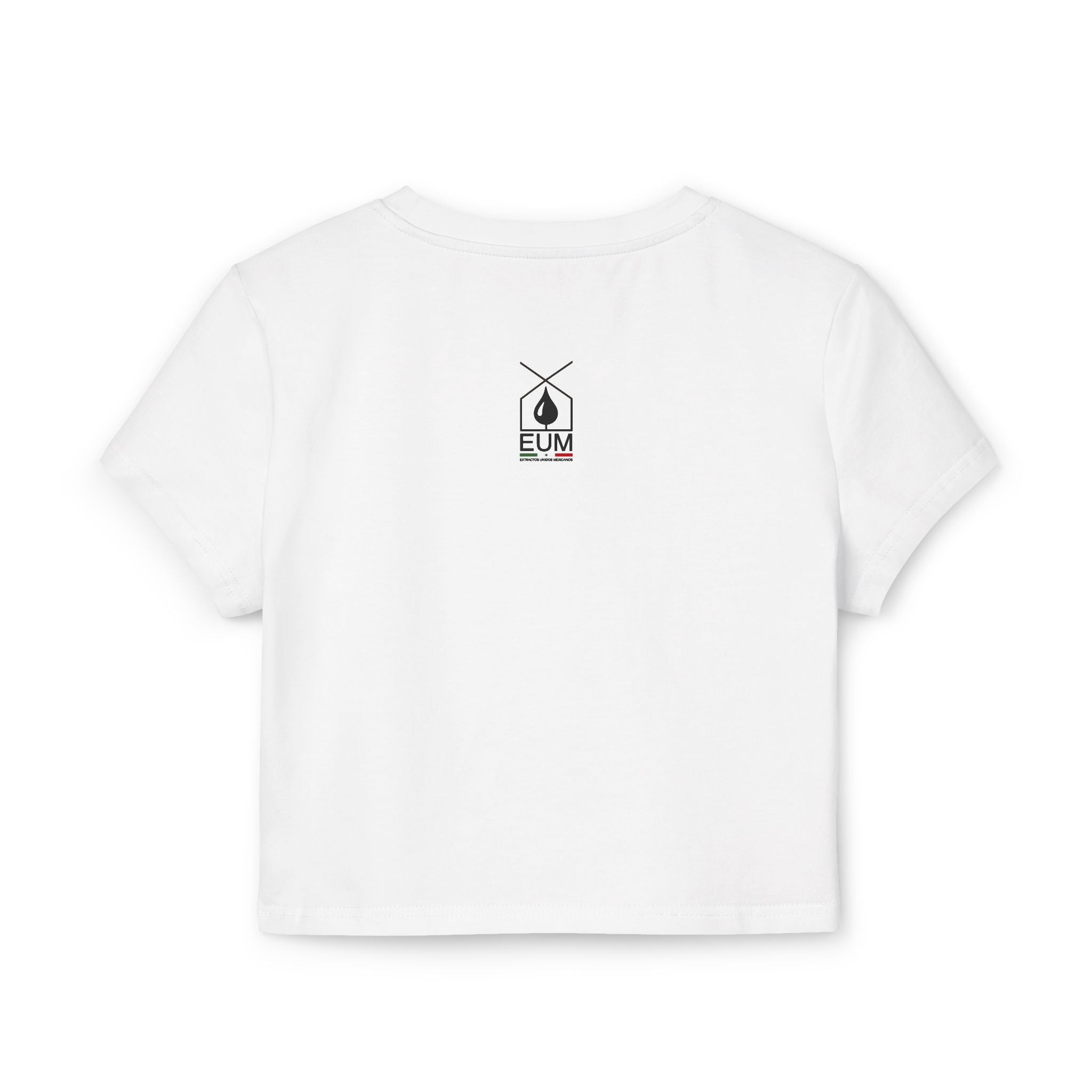 Camiseta corta Extractos EUM — Camiseta minimalista con estampado para mujer